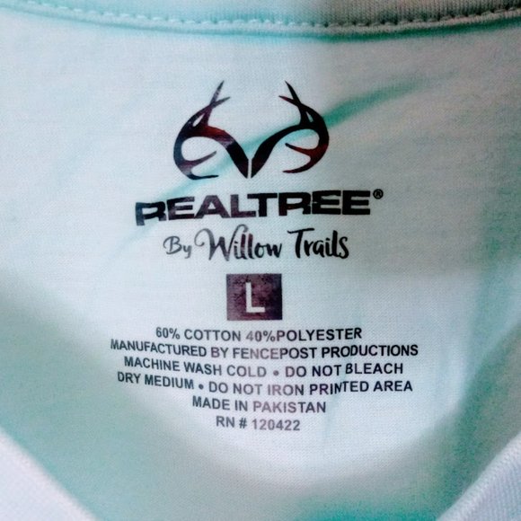 ππ²4/$20. RealTree Edge CAMO Aqua T-Shirt Top, L - Picture 5 of 7